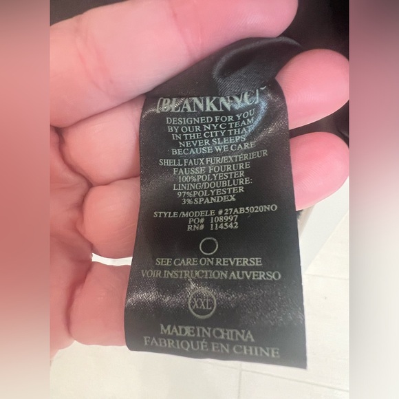 BLANKNYC Cropped Faux Fur Jacket - XXL - Picture 5 of 10